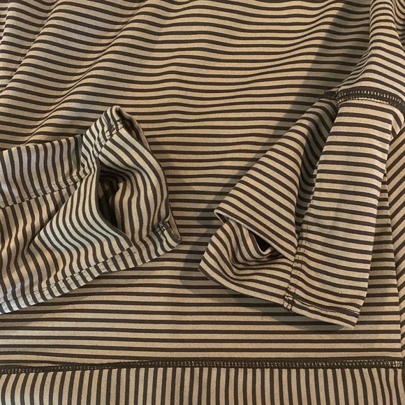 prAna Women's Marin Pullover Top in Black Stripe [3506] - Picture 5 of 8